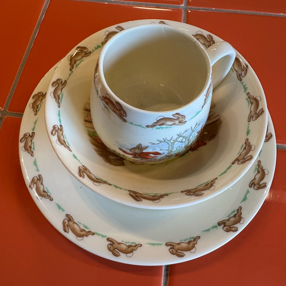 Bunnykins Vintage Dishset